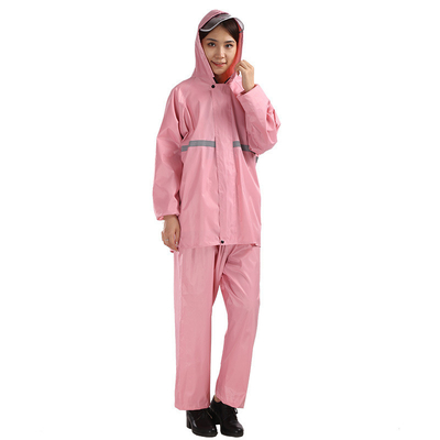 Erwachsener Regenmantel Set Verdickter Split Regenmantel für Outdoor-Riding Massivfarben Poncho