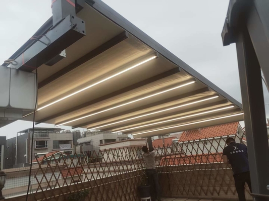 Fernbedienung Elektrische Dachterrasse für große Überschwemmungen Bewegliche Lagertelte Halle