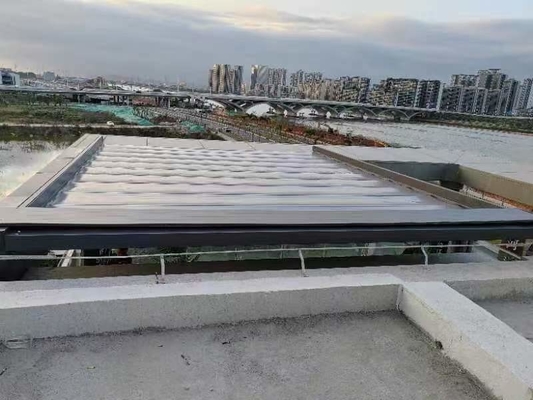Fernbedienung Elektrische Dachterrasse für große Überschwemmungen Bewegliche Lagertelte Halle