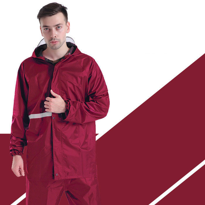 Männer-Universal-Regenmantel und reflektierende Hosen für Outdoor-Aktivitäten