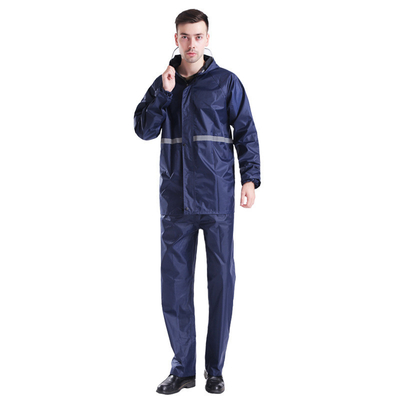 Männer-Universal-Regenmantel und reflektierende Hosen für Outdoor-Aktivitäten