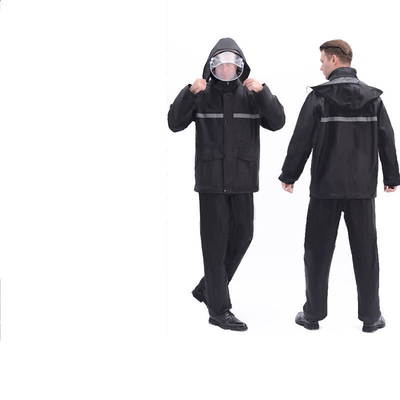 Männer-Universal-Regenmantel und reflektierende Hosen für Outdoor-Aktivitäten