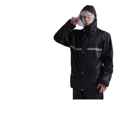 Männer-Universal-Regenmantel und reflektierende Hosen für Outdoor-Aktivitäten