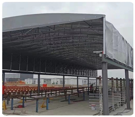 Aluminiumrahmenrückziehbare Dachdecken für Parkplatz für Elektrofahrzeuge im Freien und für allgemeine Elektrofahrzeuge