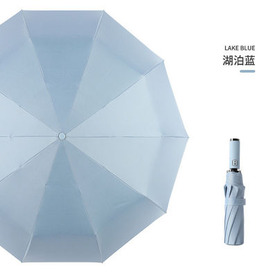 Großes Doppelschirm für Geschäftsmänner mit Millet-Handgriff und 190T Nylon-Too