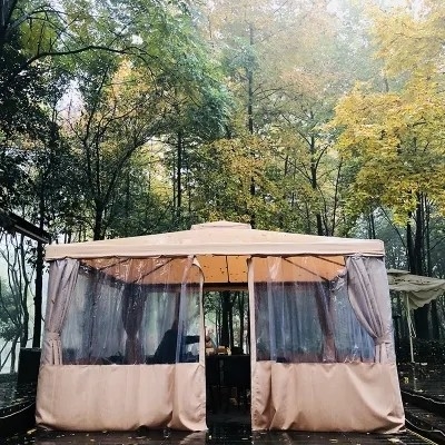 Pongee-Panel Römische Außenkante Verpflegung Yurt Werbung Große Stände Innenhof Regenschirm Zelt
