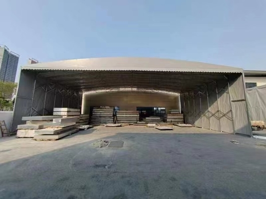 Rückziehbare Markise mit Fernbedienungsschalter für Carport Klappgaragen-Wohnwagenzelt