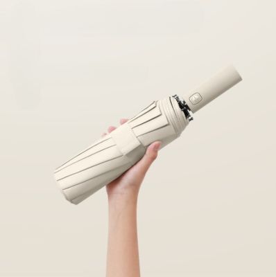 UV-Schutz Automatischer Sonnenschirm mit 106 cm offenem Durchmesser und Klappdesign