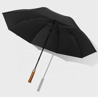 Werbeanzeigen, Logo-Druck, Geschenk, Regenschirm, Gentleman, Holzgriff, 8K, 27 Zoll.