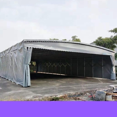 Maßgeschneiderte Außen-Falt-Large-Speicherdach und Stahlkonstruktion Garage Mobilzelt
