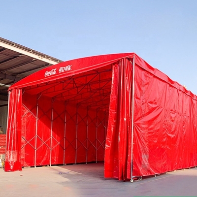 Maßgeschneiderte Außen-Falt-Large-Speicherdach und Stahlkonstruktion Garage Mobilzelt