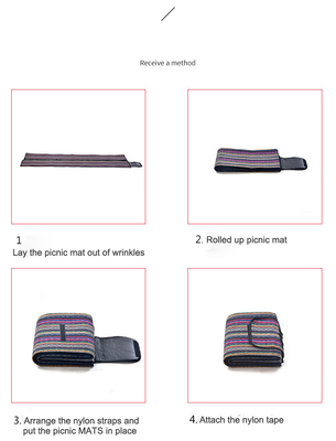 Outdoor Camping-Stil Wasserdichte Polyester Klappdecke für Picknick