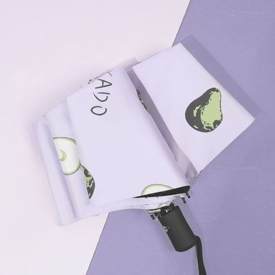 Metallschacht Sonnenregen Kreativer Sonnenschirm mit gedrucktem Logo und manueller Steuerung