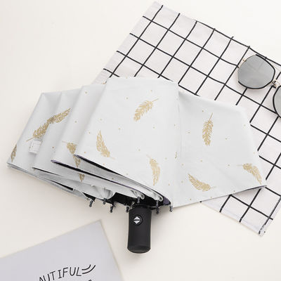 Metallschacht Sonnenregen Kreativer Sonnenschirm mit gedrucktem Logo und manueller Steuerung