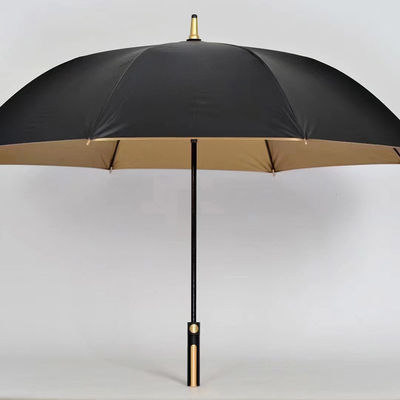 Besonderheiten für goldbeschichtete Stoffschirme mit halbautomatischer Steuerung und goldenem Griff