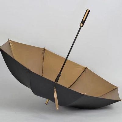 Besonderheiten für goldbeschichtete Stoffschirme mit halbautomatischer Steuerung und goldenem Griff