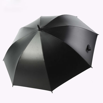 CLASSIC DESIGN STYLE Gerader Golfschirm mit automatischer Öffnung und schwarzer Beschichtung aus Glasfaser