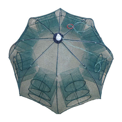 Regenschirmart Fischernetz Handgussnetz für glattes und leichtes Fischen Tiefe 38-72cm