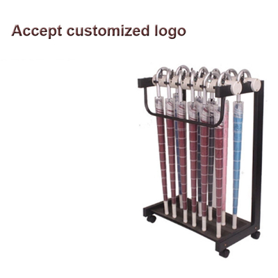 Black Metal Golf Club Push Pull Bike Cart Buggy Trolley Halter Regenschirm Halt für Drogerien