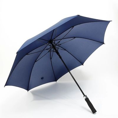 Customized Farbe Hellgelbes Logo RPET Golf Schirm für Outdoor-Aktivitäten