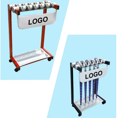 Black Metal Golf Club Push Pull Bike Cart Buggy Trolley Halter Regenschirm Halt für Drogerien