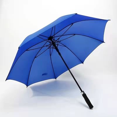 Customized Farbe Hellgelbes Logo RPET Golf Schirm für Outdoor-Aktivitäten