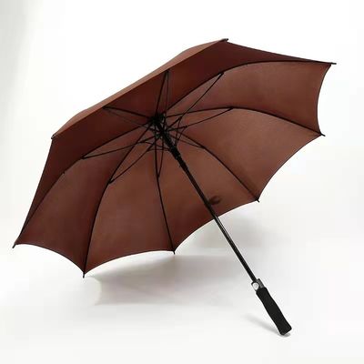 Customized Farbe Hellgelbes Logo RPET Golf Schirm für Outdoor-Aktivitäten