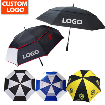Custom Logo Drucke Sublimation Golf Regenschirm Persönlichkeit Auto Regenschirm für Werbeaktionen