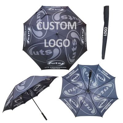 Custom Logo Drucke Sublimation Golf Regenschirm Persönlichkeit Auto Regenschirm für Werbeaktionen