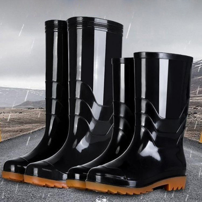 Hochrohr Regenstiefel für Männer aus Kunststoff in individueller Farbe und langlebigem Material