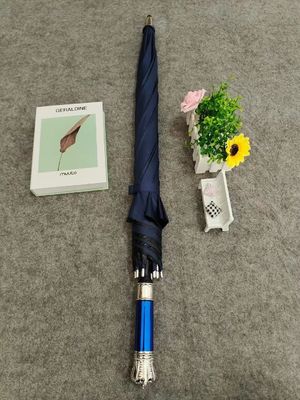 Gold- und Schwarzbeschichtete Straight Auto-Open-Strauchschirm Custom-Drucke für Geschäftsgeschenke