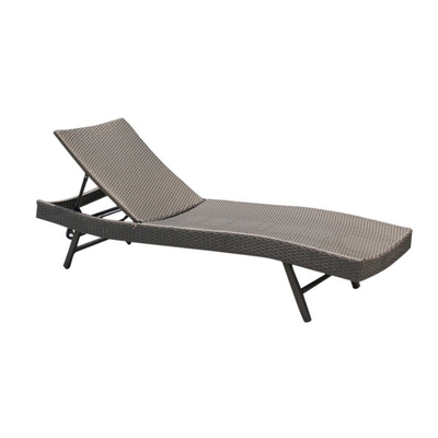 Außen-Rattan-Lounge-Stuhl Klappbalkon Liegestelle für Villa und Schwimmbad