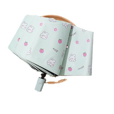 Gummibeschichteter Griff Sonnencreme Zeichentrickfilm Tier Sonnenschirm Schirm für und tragbar