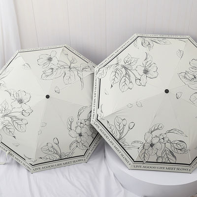 Doppelfunktion Französisch Schirm für Frauen Automatische Klappschirm und Regenschutz