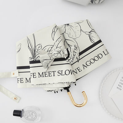 Doppelfunktion Französisch Schirm für Frauen Automatische Klappschirm und Regenschutz