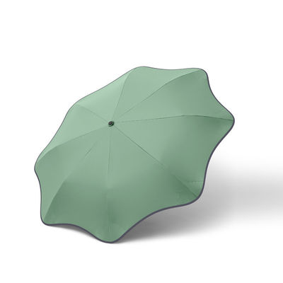 Kompakter und zweigleisiger Regenschirm vollautomatischer Gummibeschichteter Handgriff Sonnenschutz