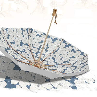 Titan Silber Kleber Sonnenschirm Schirm für UV-Sonnenschutz und Windbeständigkeit