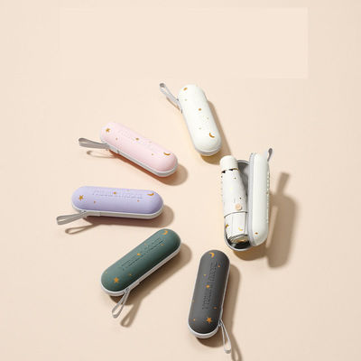 Fünffach-Dachschirm-Muster Tragbarer Kompakt für Frauen Schutz vor Regen und Sonne