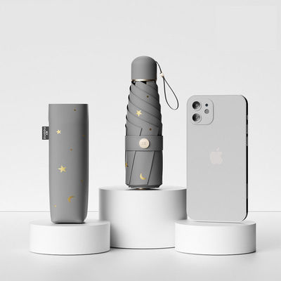 UV-Schutz Damen Regen und Sonnenlicht Doppel Sonnenschirm Vinyl Schirm mit manueller Steuerung