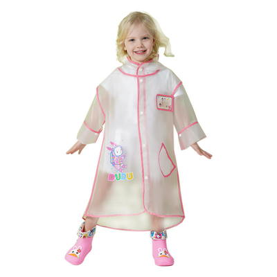 Ein-Person-Regenbekleidung Kleiner Dinosaurier-Cartoon-Poncho für Grundschüler