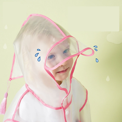 Ein-Person-Regenbekleidung Kleiner Dinosaurier-Cartoon-Poncho für Grundschüler