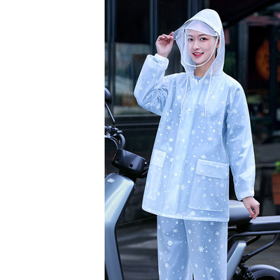 RAINWEAR für Frauen persönliche Regensturm Motorrad Elektrofahrzeug integrierte Arbeitsanzug