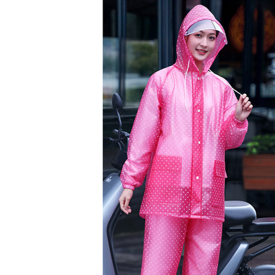 RAINWEAR für Frauen persönliche Regensturm Motorrad Elektrofahrzeug integrierte Arbeitsanzug