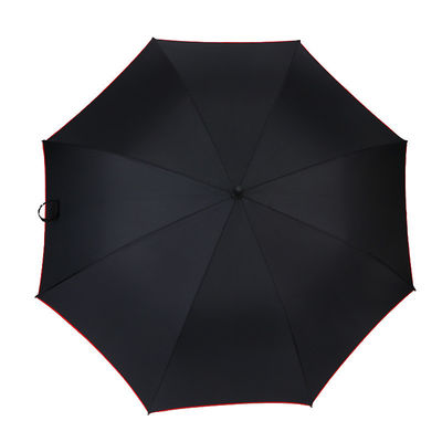 Erwachsene, benutzerdefinierter roter Golfschirm mit Sonnenschutz, wasserdicht und winddicht.