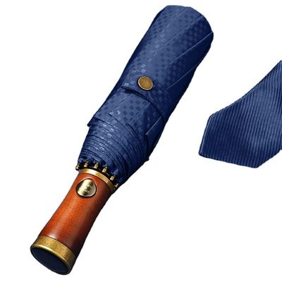 Custom Logo Werbe Schirm Doppel Winddicht Ein-Klick-Öffnen und Reise-freundlich