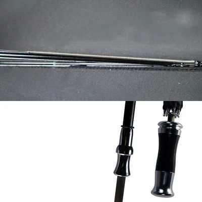 Manuelle Öffnung 24 Zoll 8K Golf Schirm mit einzigartigem Design und Glasfaserschacht