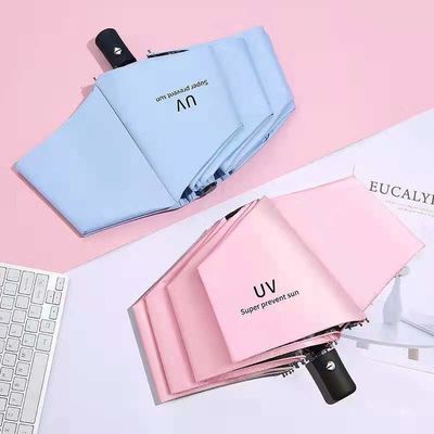 190T Nylon Stoff Dreifach Dicke Vinyl Automatische Sonnenschutzschirm für Kindersicherheit