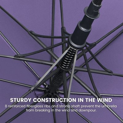 Custom Printing Muster 8K Golf Schirm mit größerer Wind- und wasserdichtem Design