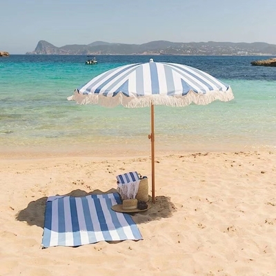 Großes Pop-Up-Anti-UV-Portables Sonnenschirm-Strandzelt mit individuellem Logo-Glasfaserrahmen