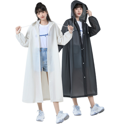 Tragbarer Regenmantel Modischer Langer Poncho für Reisen